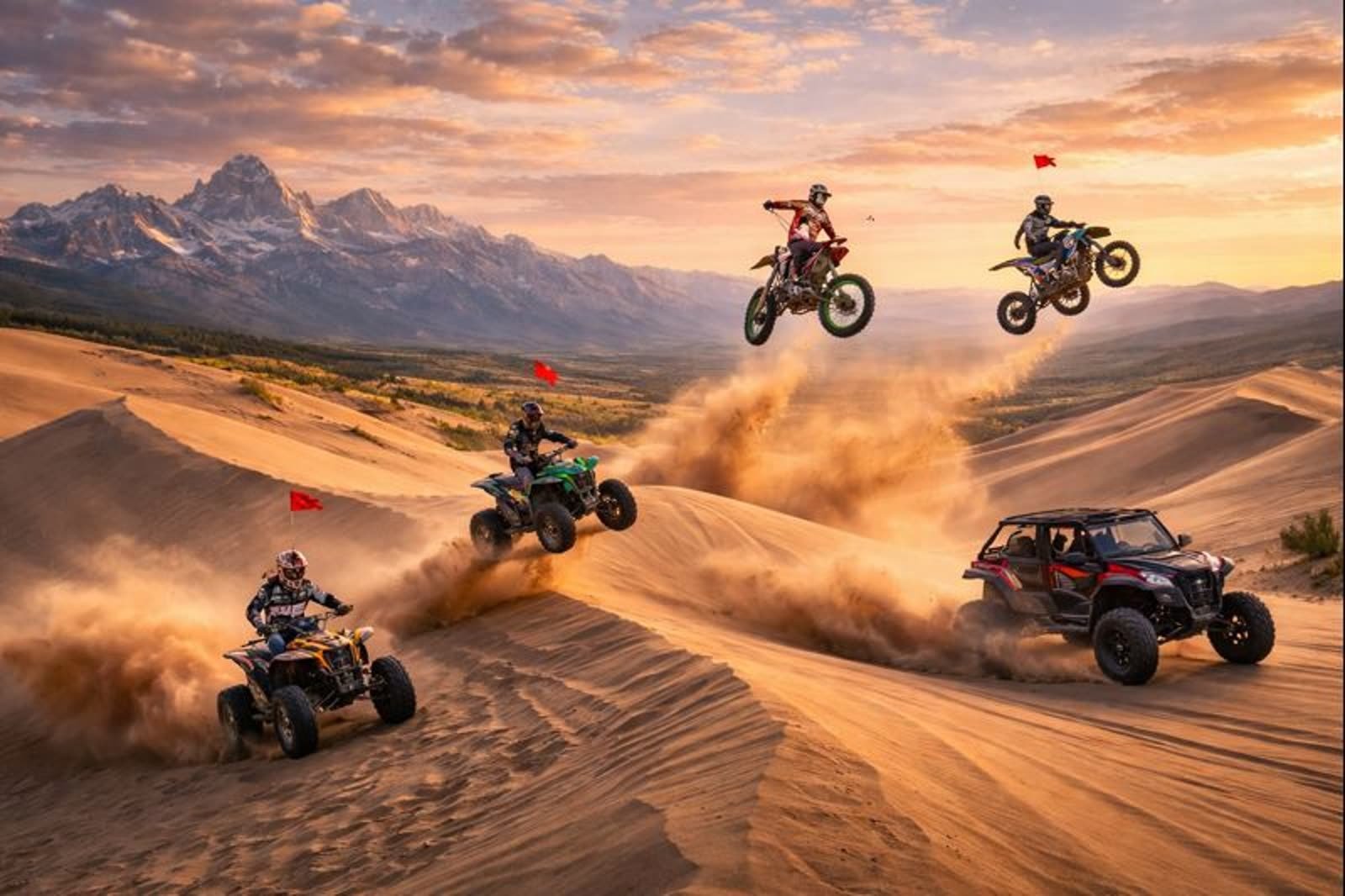 Riders on the St. Anthony Sand Dunes